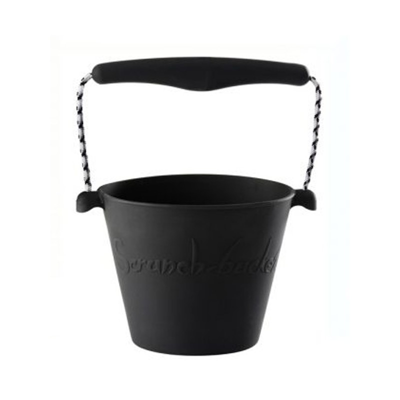 Cubo de silicona Scrunch Negro