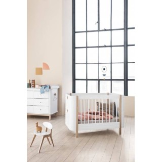 Cuna Wood Mini+ Oliver Furniture White/Oak Cuna Wood Mini+ Oliver Furniture White/Oak