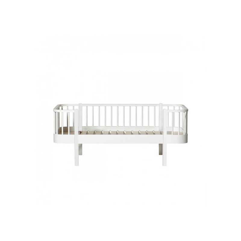 Cama Wood Junior Oliver Furniture White/Oak