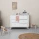 Cómoda Small Top Wood Oliver Furniture White/Oak