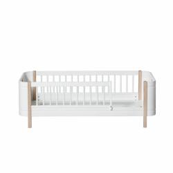Cama Wood Mini Junior Bed Oliver Furniture white /Oak