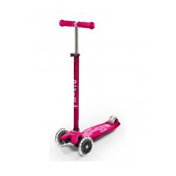 Patinete Maxi Micro DELUXE Rosa LED