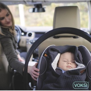 Arrullo para capazo y Grupo 0 Voksi Antracita