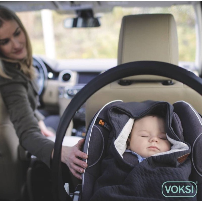 Arrullo para capazo y Grupo 0 Voksi Antracita