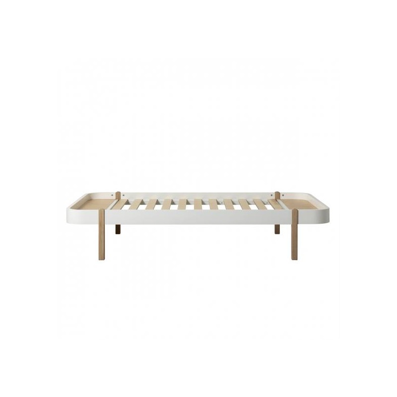 Cama Wood Lounger 120* Oliver Furniture White/Oak