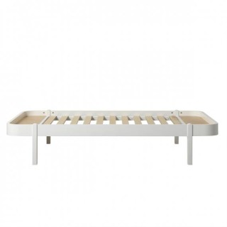 Cama Wood Lounger 120* Oliver Furniture White