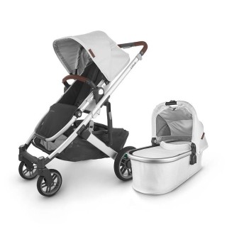 Carrito de bebé dúo UPPAbaby CRUZ V2 Bryce (blanco perla)