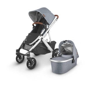 Carrito de bebé dúo UPPAbaby VISTA V2 Gregory (azul-gris melange)