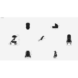 Carrito de bebé dúo UPPAbaby VISTA V2 Sierra (arena duna 3D)