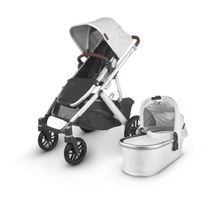 Carrito de bebé dúo UPPAbaby VISTA V2 Bryce (blanco perla)