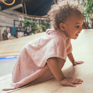 Poncho de bambú Timboo Misty Rose Poncho de bambú Timboo Misty Rose