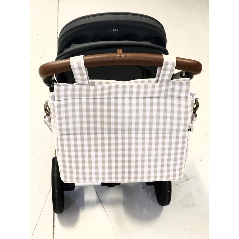 Bolsa de paseo La Giraffa Bianca e Blu Petra piedra Bolsa de paseo La Giraffa Bianca e Blu Petra piedra