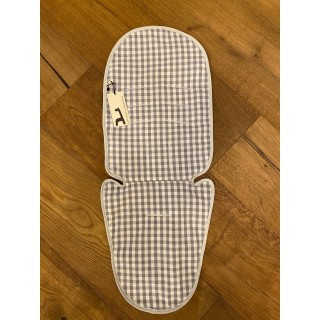 Colchoneta para silla Joolz HUB+ Petra Humo La Giraffa Bianca e Colchoneta para silla Joolz HUB+ Petra Humo La Giraffa Bianca e