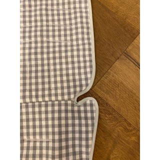 Colchoneta para silla Joolz HUB+ Petra Humo La Giraffa Bianca e Colchoneta para silla Joolz HUB+ Petra Humo La Giraffa Bianca e