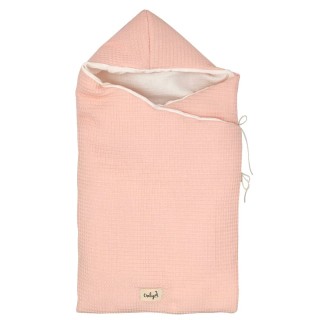 Saco para capazo con capucha Only Gofre Menta 123