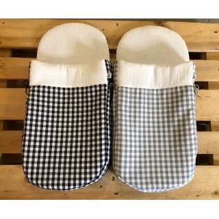 Saco para capazo Petra Negro La Giraffa Bianca E Blu Saco para capazo Petra Negro La Giraffa Bianca E Blu