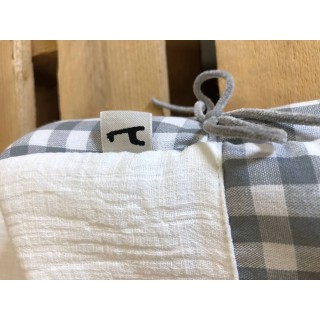 Saco para capazo Petra Humo La Giraffa Bianca E Blu Saco para capazo Petra Humo La Giraffa Bianca E Blu