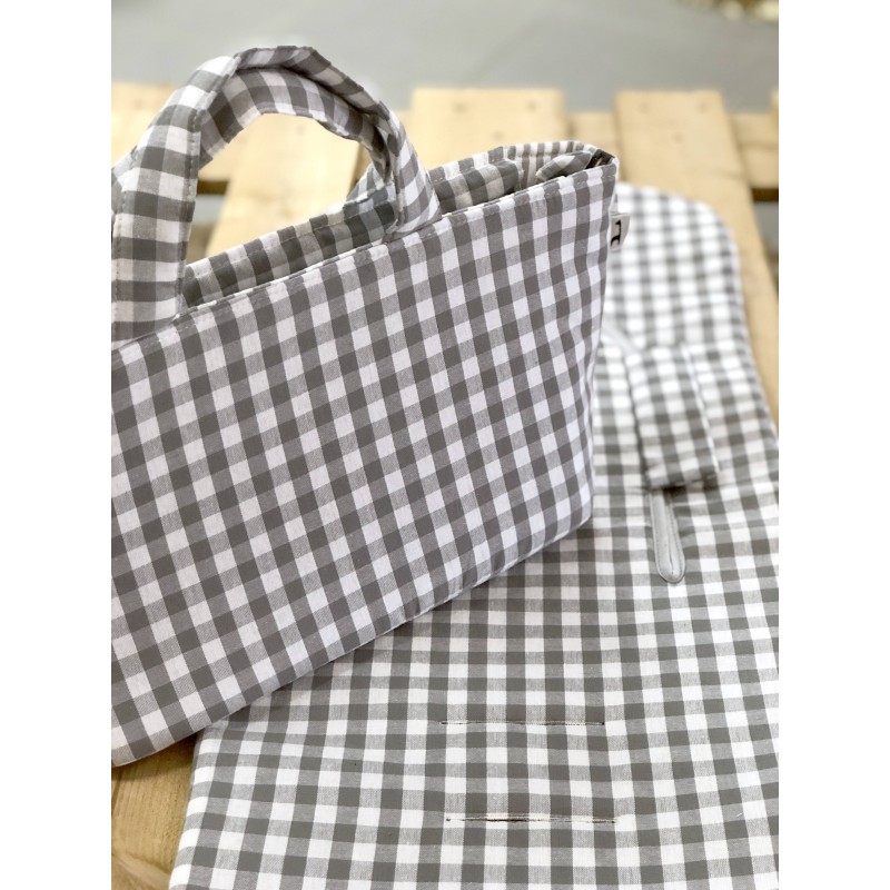 Bolsa MiniBag Petra Humo La Giraffa Bianca e Blu Bolsa MiniBag Petra Humo La Giraffa Bianca e Blu