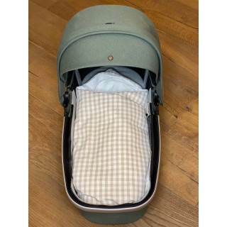 Saco para capazo con capucha Petra Piedra La Giraffa Bianca e Blu Saco para capazo con capucha Petra Piedra La Giraffa Bianca e Blu