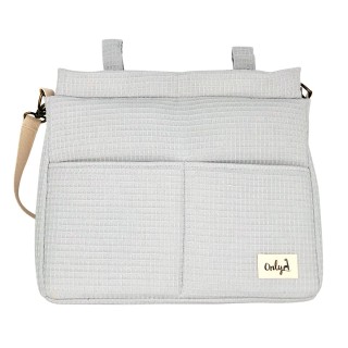 Bolsa Panera Only Gofre Gris La Giraffa Bianca e Blu 123