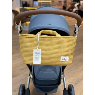 Bolsa MiniBag Only Gofre Mostaza La Giraffa Bianca e Blu Bolsa MiniBag Only Gofre Mostaza La Giraffa Bianca e Blu