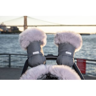 Guantes para carrito 7AM Enfant Heather Grey Dark Tundra Guantes para carrito 7AM Enfant Heather Grey Dark Tundra