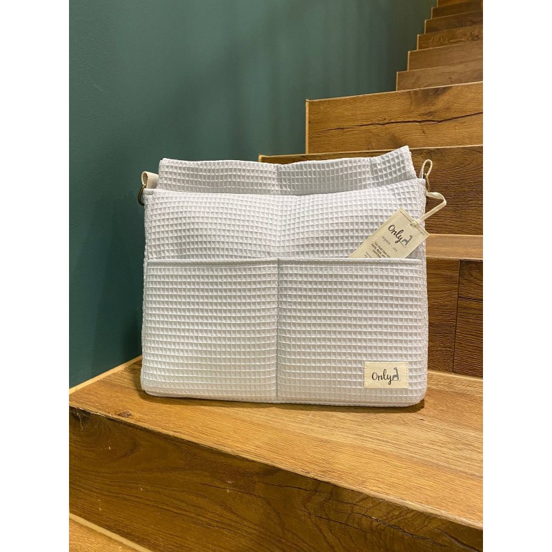 Bolsa Panera Only Gofre Gris La Giraffa Bianca e Blu