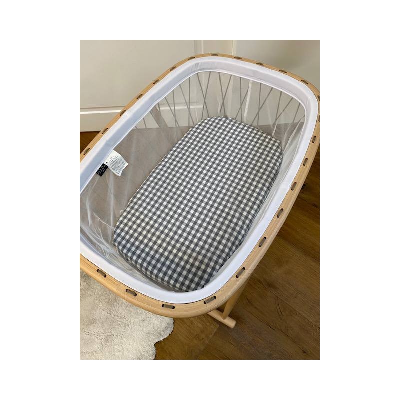 Bajera para colchón de capazo y minicuna Petra negro Bajera para colchón de capazo y minicuna Petra negro