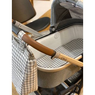 Bajera para colchón de capazo y minicuna Petra negro Bajera para colchón de capazo y minicuna Petra negro