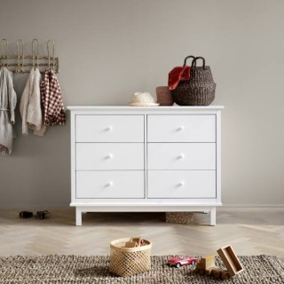 Cómoda Oliver Furniture Seaside 6 cajones White