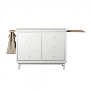 Cómoda Oliver Furniture Seaside 6 cajones White