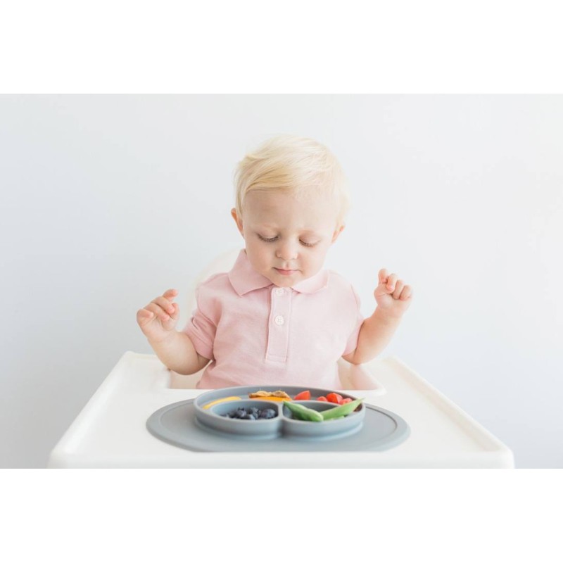 Plato de aprendizaje divisorio de silicona Mini Mat EZPZ (+12 meses)