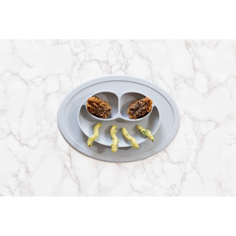 Plato de aprendizaje divisorio de silicona Mini Mat EZPZ (+12 meses)