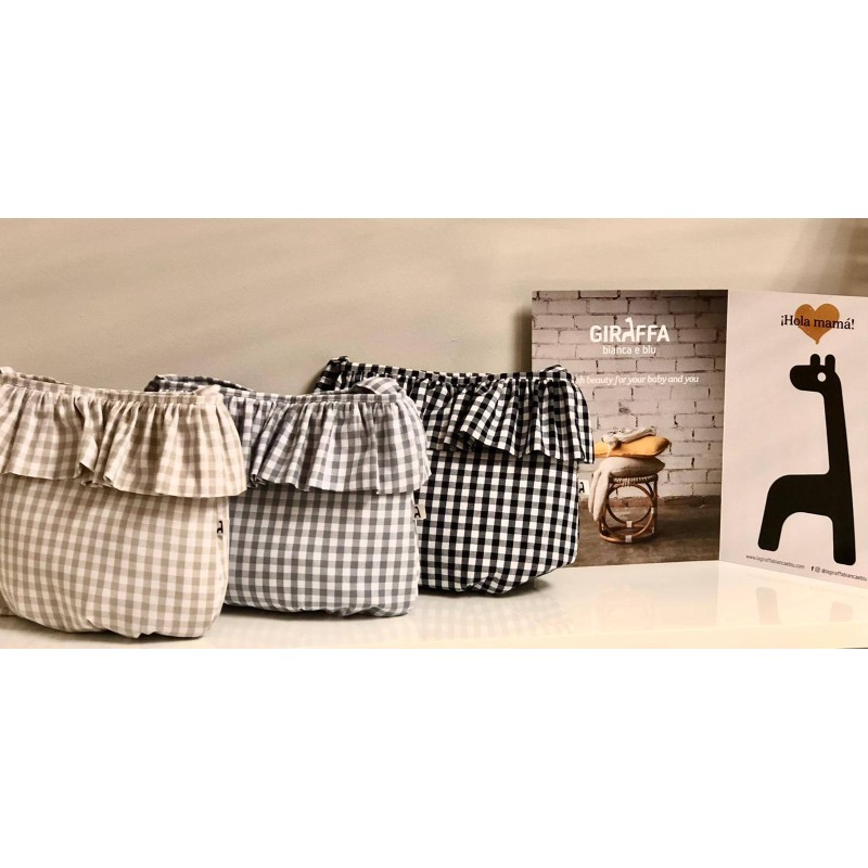 Bolso bebé Petra Volante Negro La Giraffa Bianca e Blu