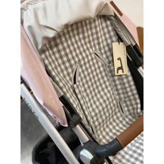 Colchoneta recta universal Petra Humo La Giraffa Bianca e Blu Colchoneta recta universal Petra Humo La Giraffa Bianca e Blu