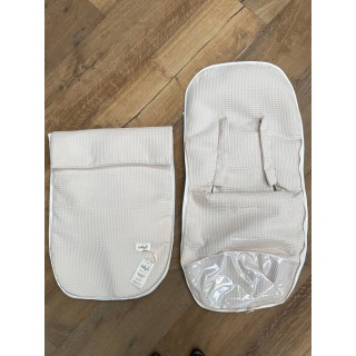 Saco de entretiempo Buga Only Gofre Beig La Giraffa Bianca e Blu