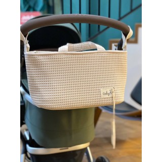 Bolsa MiniBag Only Gofre Beig La Giraffa Bianca e Blu