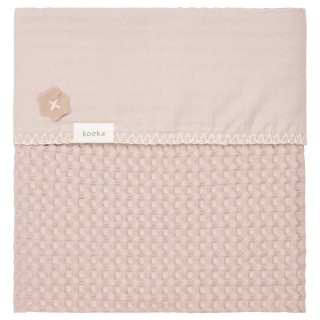 Manta para minicuna Amberes grey/pink Koeka 123