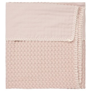 Manta para minicuna Amberes grey/pink Koeka