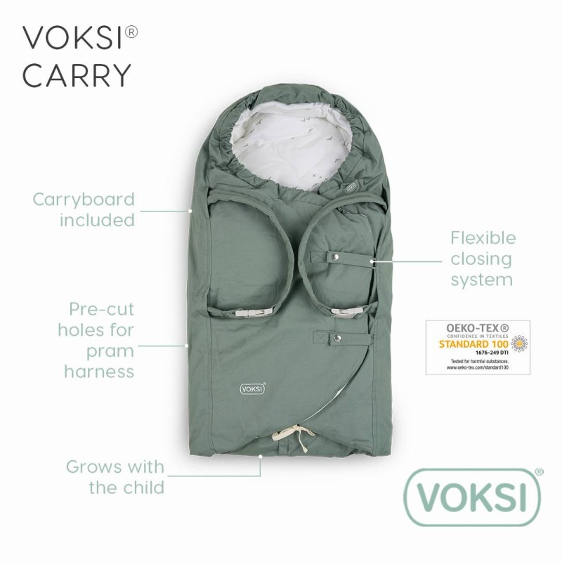 Saco Voksi Carry Light  Sea Green Saco Voksi Carry Light  Sea Green