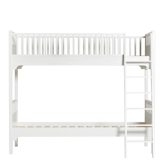 Litera Seaside 90* 200* Escalera Inclinada White Oliver Furniture