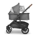 Carrito de bebé dúo UPPAbaby CRUZ V2 Greyson (Mezcla carbón - Detalle cuero)