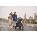 Carrito de bebé dúo UPPAbaby CRUZ V2 Greyson (Mezcla carbón - Detalle cuero)