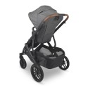 Carrito de bebé dúo UPPAbaby CRUZ V2 Greyson (Mezcla carbón - Detalle cuero)