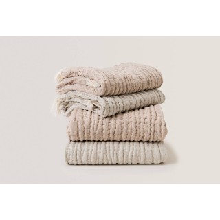 Mantita de lino y algodón Mellow Tawny Garbo&Friends Mantita de lino y algodón Mellow Tawny Garbo&Friends