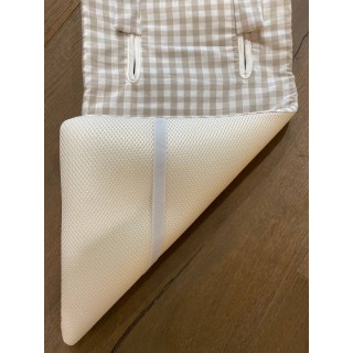 Colchoneta recta universal Petra Piedra La Giraffa Bianca e Blu Colchoneta recta universal Petra Piedra La Giraffa Bianca e Blu