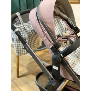 Colchoneta recta volante universal Petra Humo La Giraffa Bianca e Blu