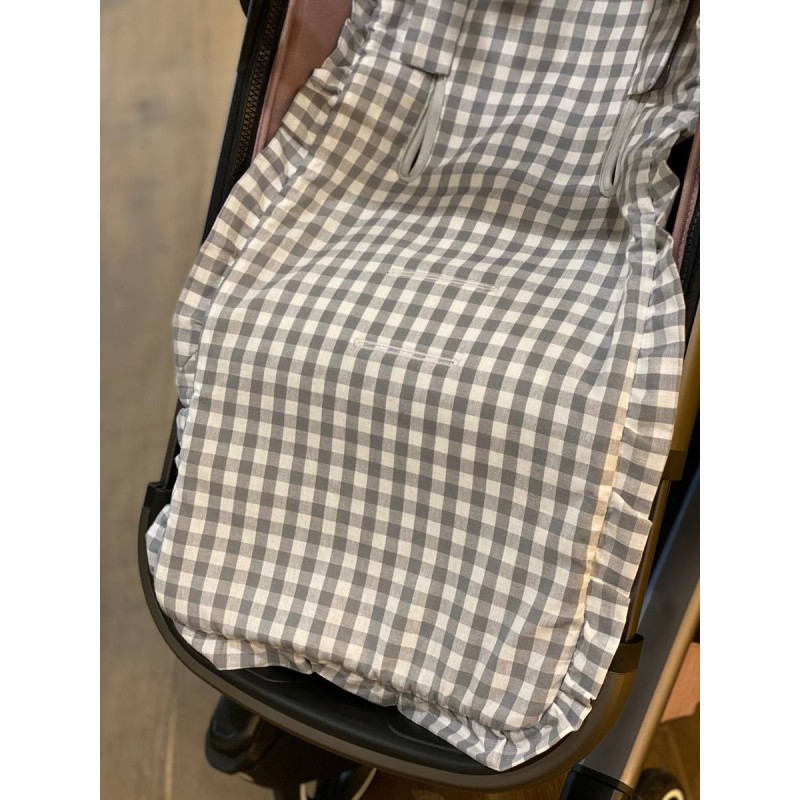 Colchoneta recta volante universal Petra Humo La Giraffa Bianca e Blu