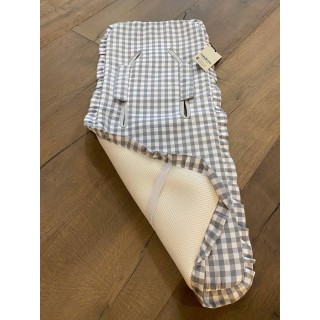 Colchoneta recta volante universal Petra Humo La Giraffa Bianca e Blu