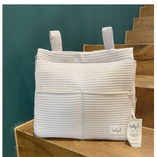 Bolsa Panera Only Gofre Gris La Giraffa Bianca e Blu 123